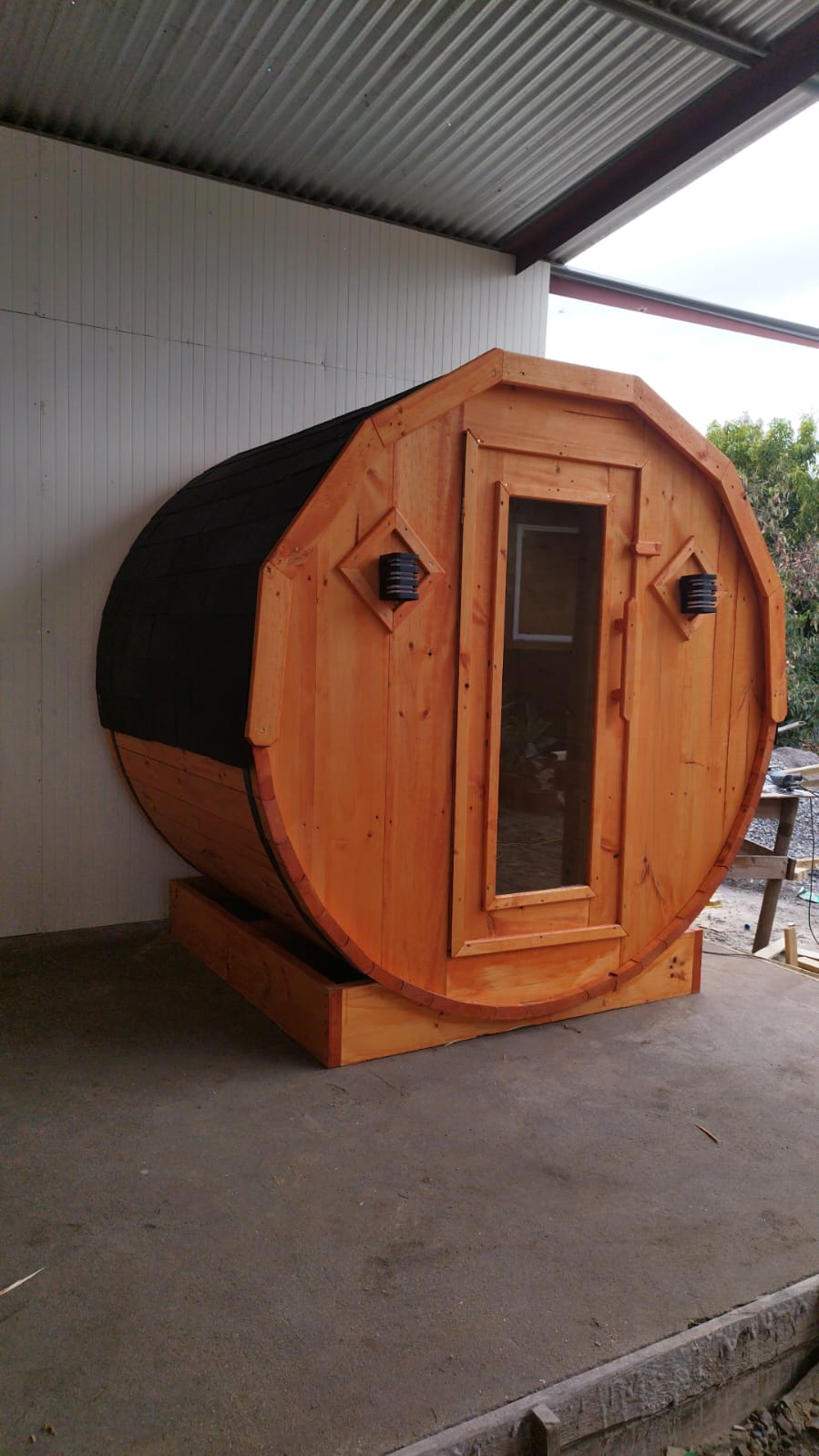 Sauna Cilíndrico para 4 Personas