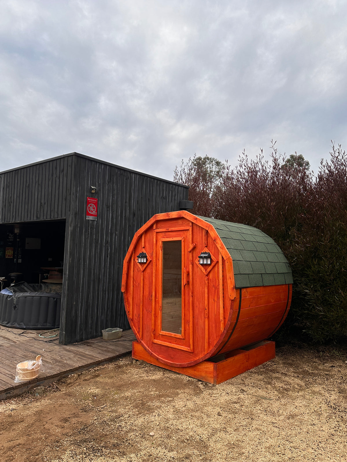 Sauna Cilíndrico para 4 Personas